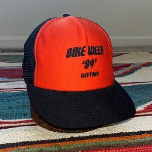 NOS True Vintage Daytona Bike Week 1989 Cap